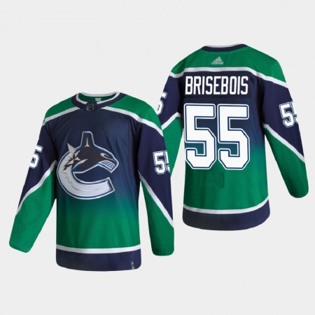 Vancouver Canucks Hockeydrakt Guillaume Brisebois 55 2020-2021 Reverse Retro Authentic - Herre